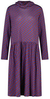 Midi jurk met geometrisch patroon Rosso35 , Multicolor , Dames - S,Xs