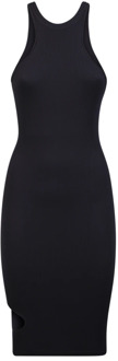 Midi -jurken Andrea Adamo , Black , Dames - L,Xs