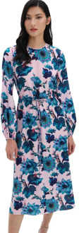 Midi -jurken Diane Von Furstenberg , Pink , Dames - S