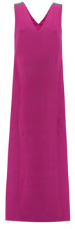 Midi -jurken Fabiana Filippi , Pink , Dames - S,Xs