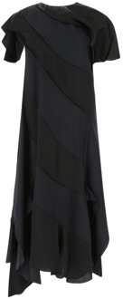 Midi -jurken Plan C , Black , Dames - XS