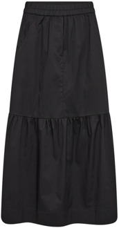 Midi Skirts Co'Couture , Black , Dames - L,S