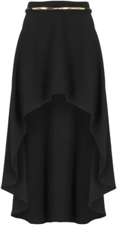 Midi Skirts Elisabetta Franchi , Black , Dames - L,M,S