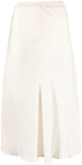 Midi Skirts Gold Hawk , White , Dames - XS