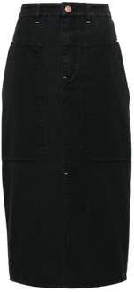 Midi Skirts Isabel Marant Étoile , Black , Dames - S,Xs