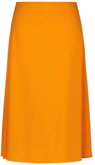 Midi Skirts Liviana Conti , Orange , Dames - S,Xs,2Xs,4Xs,3Xs