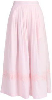 Midi Skirts March23 , Pink , Dames - Xl,S