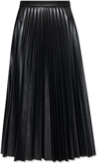 Midi Skirts MM6 Maison Margiela , Black , Dames - S,Xs,2Xs
