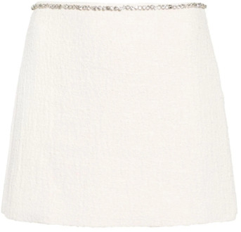 Midi Skirts N21 , White , Dames - Xl,L
