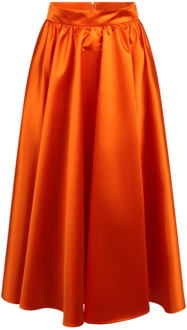 Midi Skirts Patou , Orange , Dames - M,S