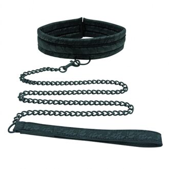 Midnight - Lace Collar and Leash