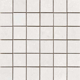 MidTown wand- en vloertegel - 30x30cm - Betonlook - White mozaiek mat (wit) SW07312604