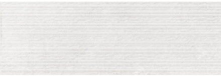 MidTown wandtegel - 30x90cm - gerectificeerd - Betonlook - White mat (wit) SW07312474-1
