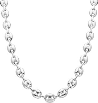 Midyu gerhodineerde halsketting Zilver - One Size