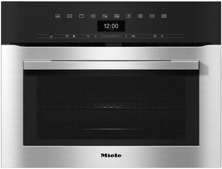 Miele H 7340 BM Inbouw oven met magnetron Zilver