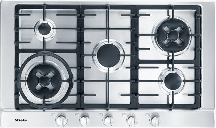 Miele KM2054G Gas inbouwkookplaat Grijs