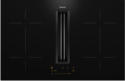 Miele KMDA 7473 FL-A Inductie kookplaat met afzuiging Zwart