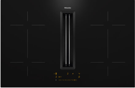 Miele KMDA7473-1 FL Inductie kookplaat met afzuiging Zwart