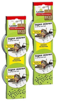 Mierenlokdoosjes - 8x stuks - 7,5 x 7,5 x 2,5 cm- ongedierte bestrijding - tegen mieren - lokstof