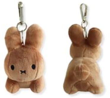 Miffy Bruna Family Plush Toy Keychain / Bag Charm (Brown) Brown - One Size