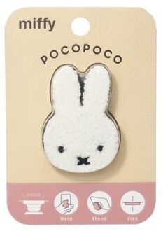 Miffy Die Cut Chenille POCOPOCO Phone Stand (White) One Size