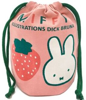 Miffy Drawstring Pouch 150×155×80mm