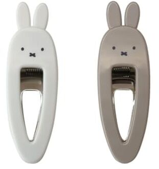 Miffy Hair Clip GREIGE