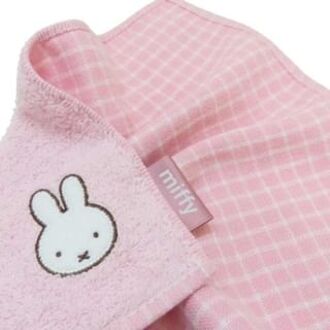 Miffy Hand Towel (25x25cm) (Check Series/Pink) One Size