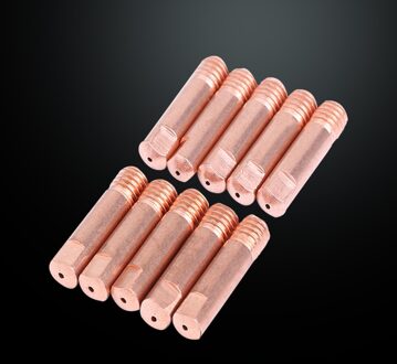 Mig 15AK Contact Tips M6 * 25 Mm Mig Lassen Tips Nozzle 0.8 Mm 1 Mm Lassen Accessoires Voor 10 Stks/partij 20 Stks/partij 1.0mm / 20stk