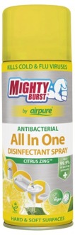 Mighty Burst Reiniging Mighty Burst Alles In Één Desinfecterende Spray Mooie Citroenen 450 ml