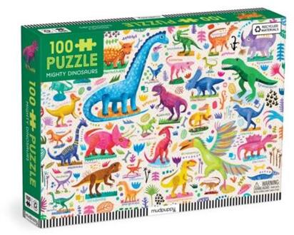 Mighty Dinosaurs 100 Piece Puzzle -  Mudpuppy (ISBN: 9780735383906)