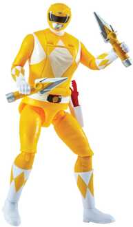 Mighty Morphin Power Rangers Action Figure Auto-Morphin Yellow Ranger 12 cm