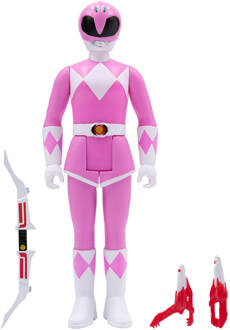 Mighty Morphin Power Rangers ReAction Action Figure Pink Ranger 10 cm