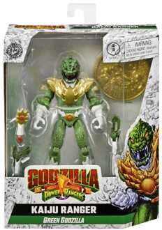 Mighty Morphin Power Rangers x Godzilla Action Figure Green Godzilla
