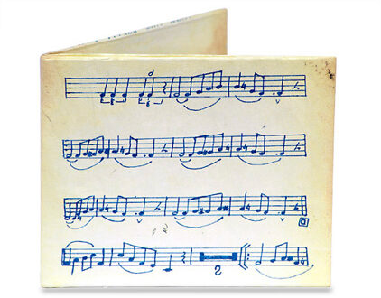 Mighty Wallet - Music Sheet Geel - 100 x 83 x 6 mm