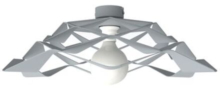Migra Plafondlamp, 1x E27, Metaal, Grijs, D.60cm