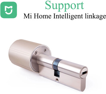 Mihome Smart Lock Cylinder Wireless WIFI Zigbee Lock Core Intelligent Encryption Door Lock E-keys Support For Mijia Mi home APP