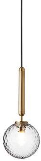 Miira 1 Hanglamp - Messing - Helder Goud