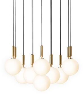 Miira 13 Large Hanglamp - Messing - Wit