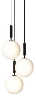 Miira 3 Large Hanglamp - Grijs - Wit