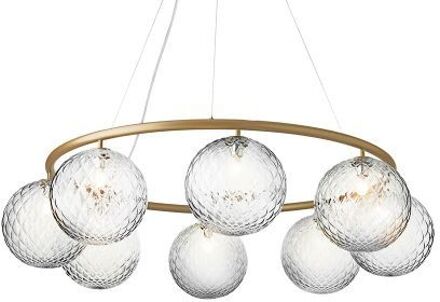 Miira 8 Circular Hanglamp - Messing - Helder Goud