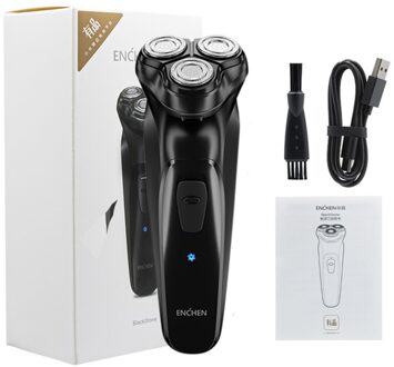 Mijia Enchen 3D Elektrische Scheerapparaat Scheerapparaat Mannen Wasbare Type-C Usb Oplaadbare Scheerapparaat Baard Trimmer Draagbare Elektrische Scheerapparaat geel