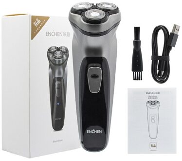 Mijia Enchen 3D Elektrische Scheerapparaat Scheerapparaat Mannen Wasbare Type-C Usb Oplaadbare Scheerapparaat Baard Trimmer Draagbare Elektrische Scheerapparaat standaard- version