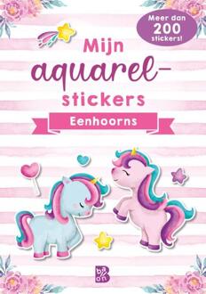 Mijn aquarelstickers eenhoorns -   (ISBN: 9789403241609)
