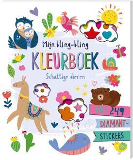 Mijn Bling-Bling Kleurboek - Schattige Dieren - Interstat