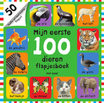 Mijn eerste 100 dieren flapjesboek - Boek Roger Priddy (9000346126)