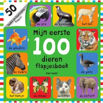 Mijn eerste 100 dieren flapjesboek - Boek Roger Priddy (9000346126)