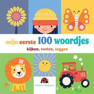Mijn eerste 100 woordjes - kijken, voelen, zeggen -   (ISBN: 9789048322435)