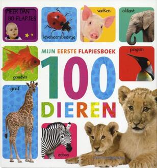 Mijn eerste flapjesboek / 100 dieren - Boek Veltman Uitgevers B.V. (9048307287)