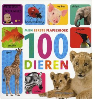 Mijn eerste flapjesboek / 100 dieren - Boek Veltman Uitgevers B.V. (9048307287)
